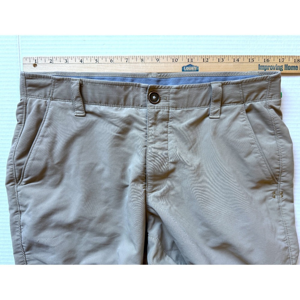 UNDER ARMOUR - Men's Beige Casual Chino Golf Pants - Size 34x34 - Picture 5 of 6